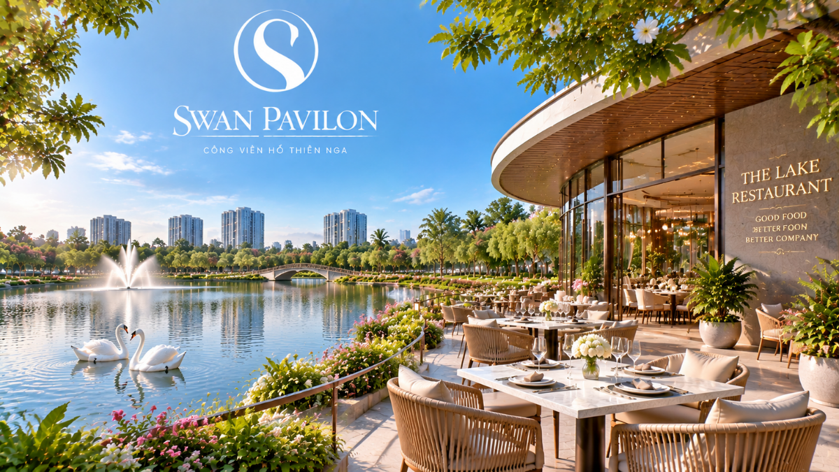 Nhà hàng bên hồ Swan Pavilon